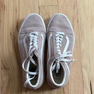 Vans Low-Top Old Skool in Blush Pink and White